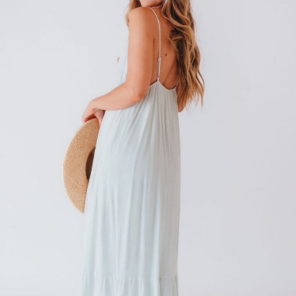 74423  Plunging Maxi Dress - Picture 3 of 3